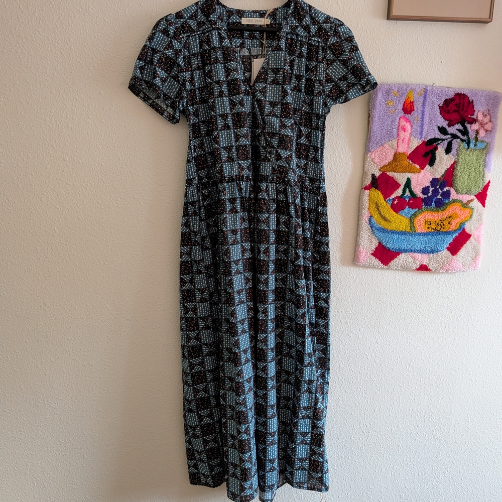Christy Dawn Dawn Dress In Star Quilt - Picture 2 of 4